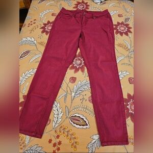 Maurices Women's Burgundy Red Pant